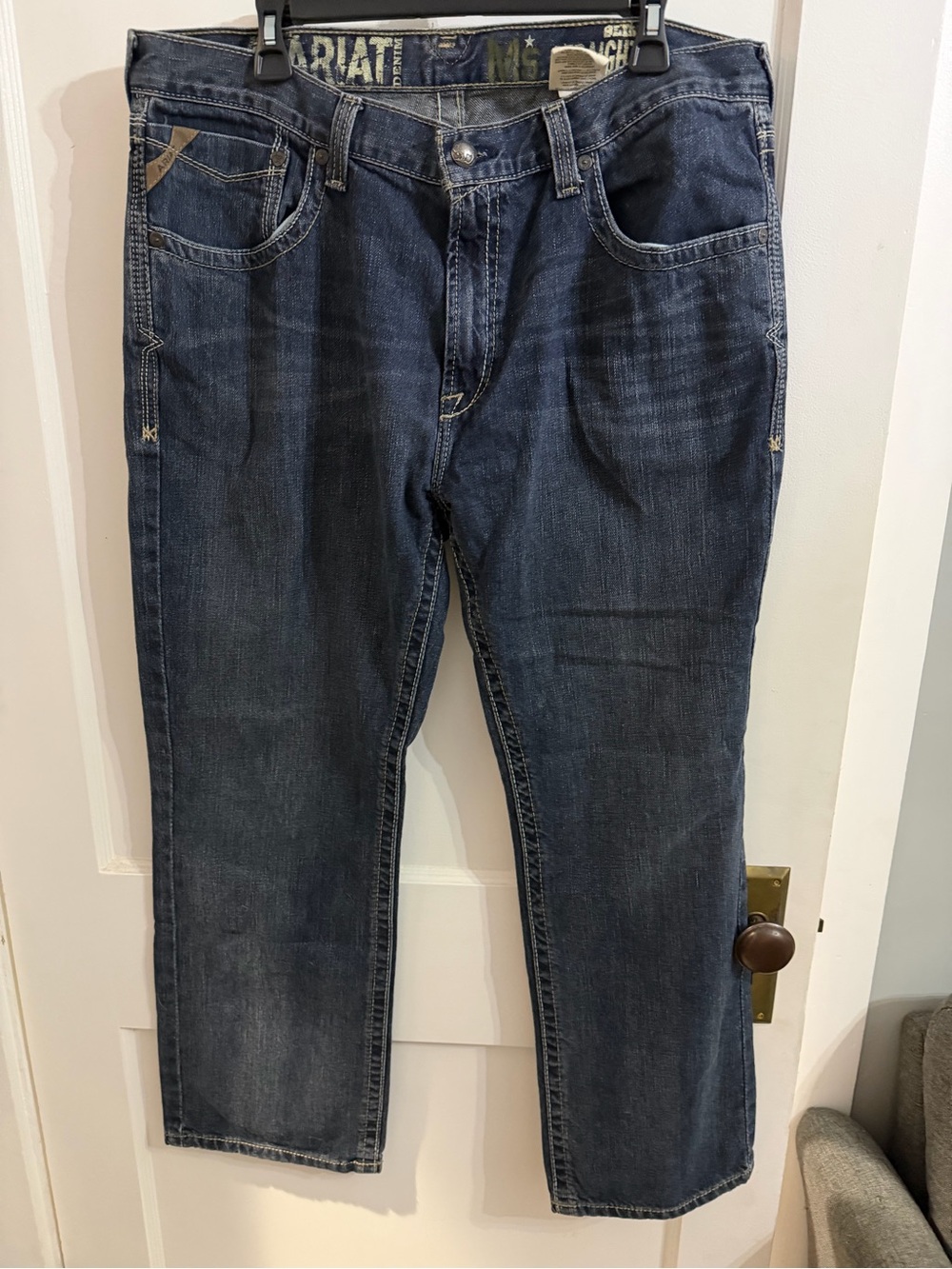 Ariat Men's Indigo Straight-Leg Jeans